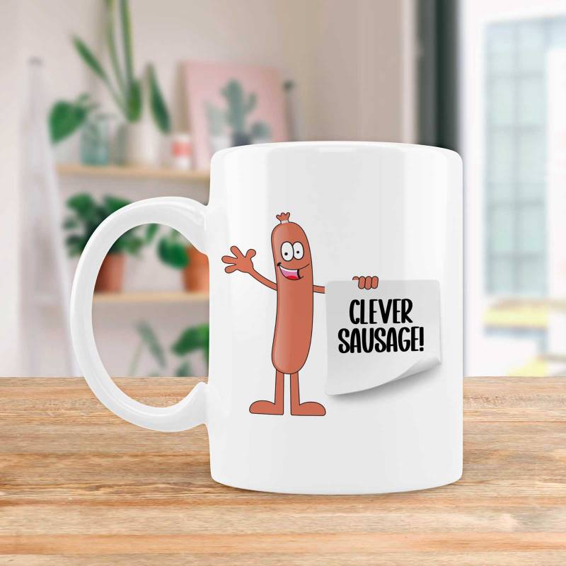 Clever Sausage, You Did It! Personalised Mug