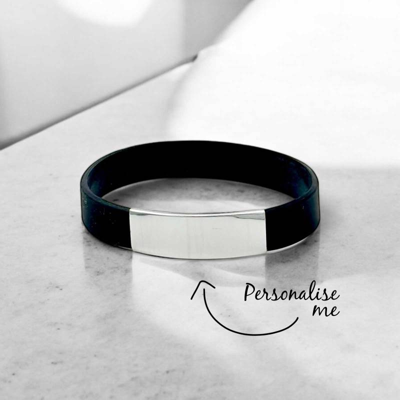 Luca Mens Bracelet - Personalised with Initials