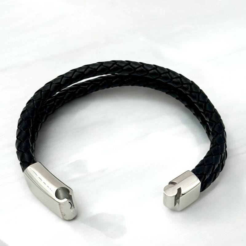 Men's Double Layer Bracelet - Engraved