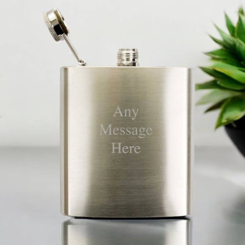 Personalised Engraved Hip Flask