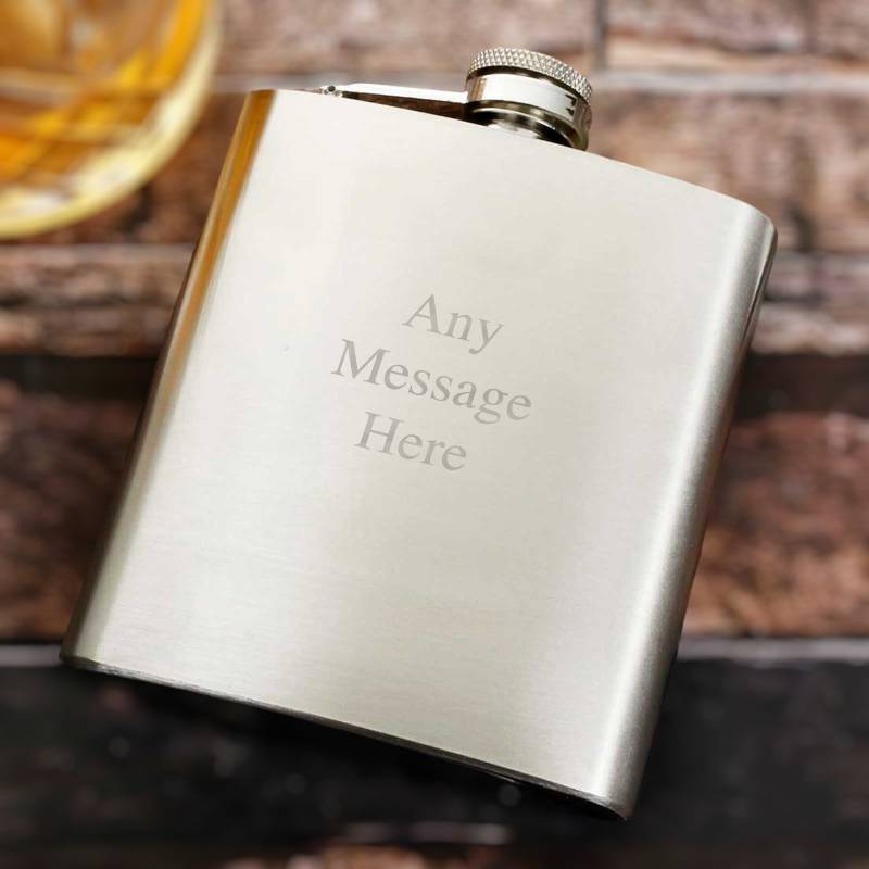 Personalised Engraved Hip Flask