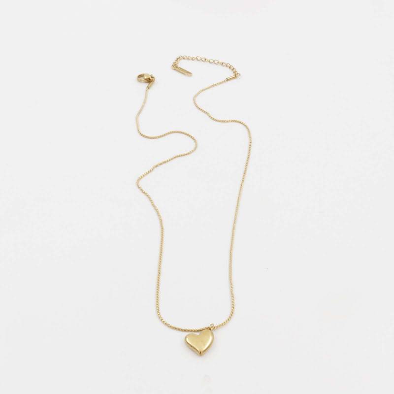 Gold Plated Heart Deliacte Necklace