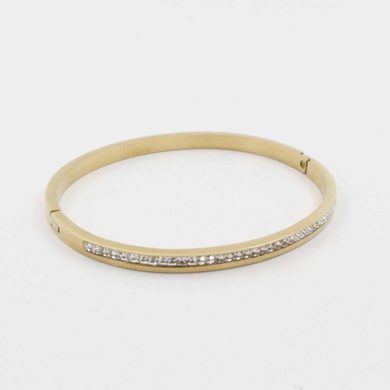 Diamond Bangle (Gold or Silver)