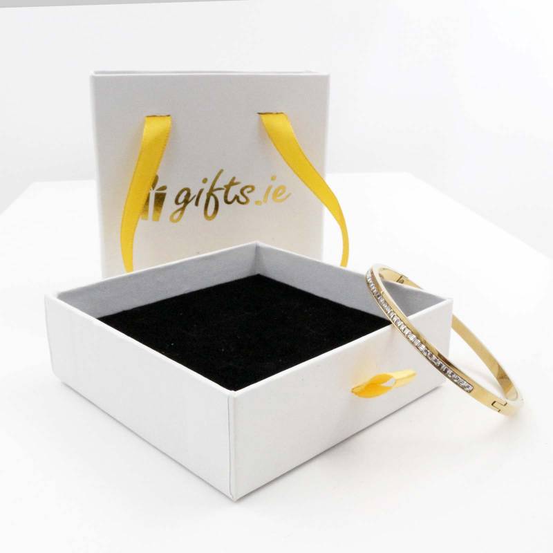 Diamond Bangle (Gold or Silver)