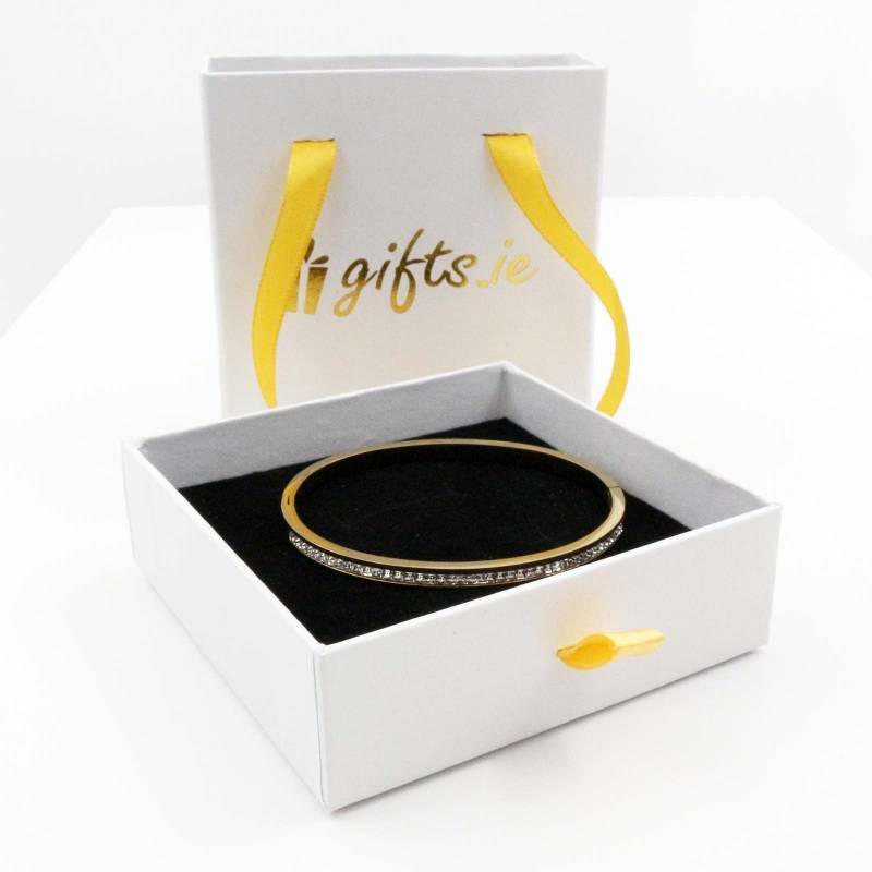 Diamond Bangle (Gold or Silver)