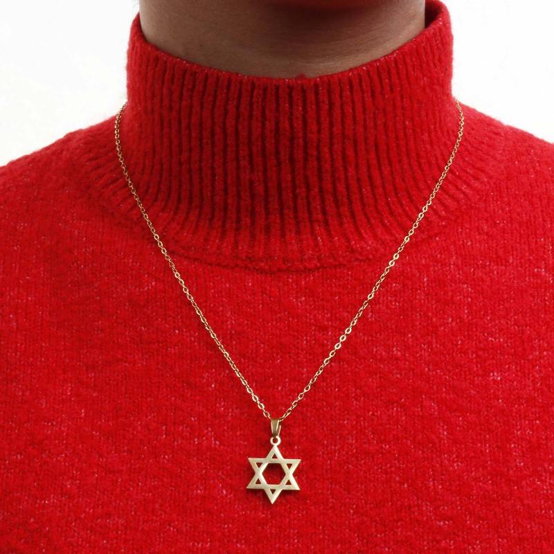 Star of David and Earrings