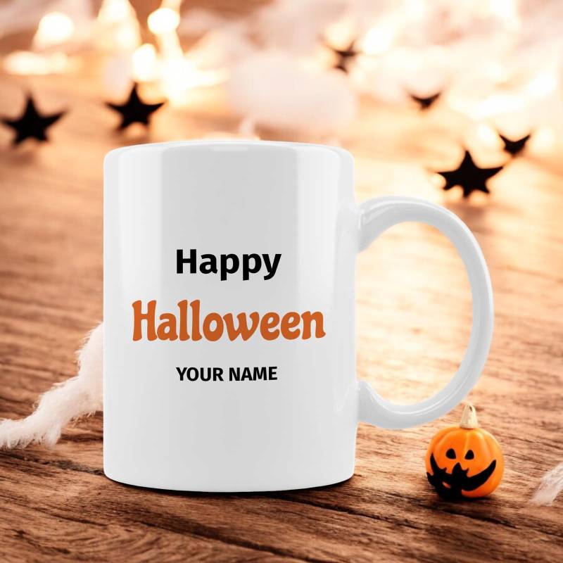 Coffee Ghost - Halloween Personalised Mug