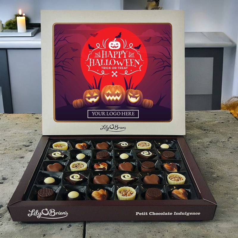 Happy Halloween Trick or Treat Personalised Chocolate Box 290g