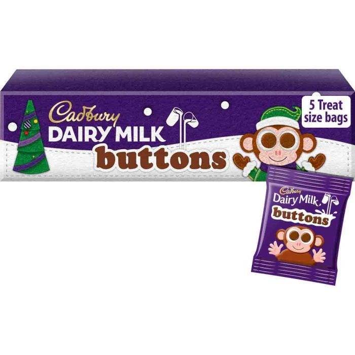 Cadbury Christmas Chocolate Buttons Tube