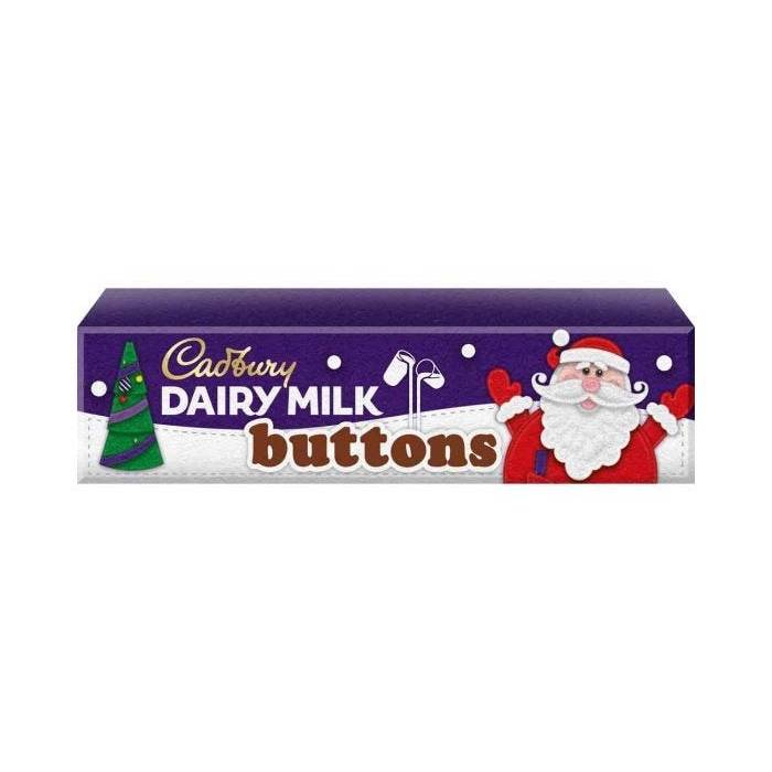 Cadbury Christmas Chocolate Buttons Tube