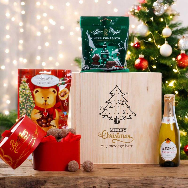 Personalised Christmas Bubbles Gift Box