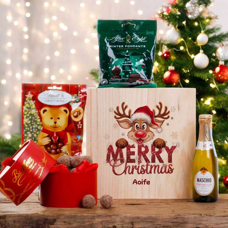 Personalised Christmas Bubbles Gift Box