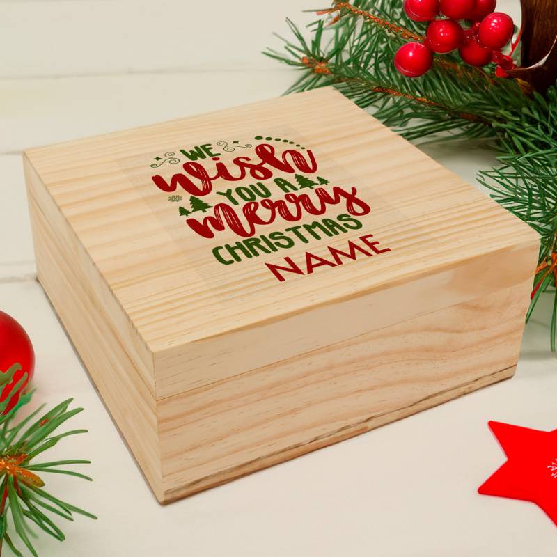 Personalised Christmas Bubbles Gift Box