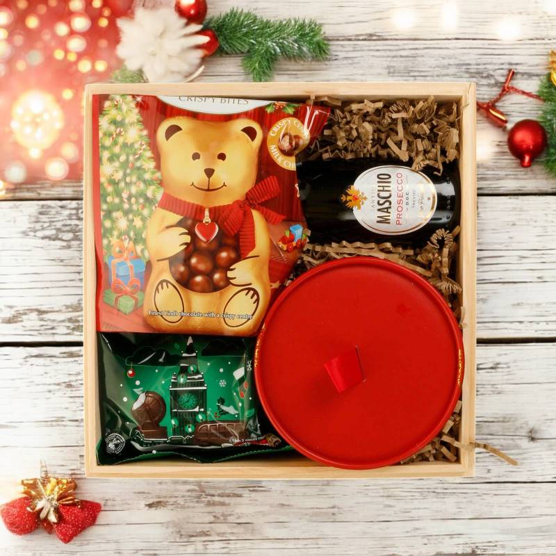 Personalised Christmas Bubbles Gift Box