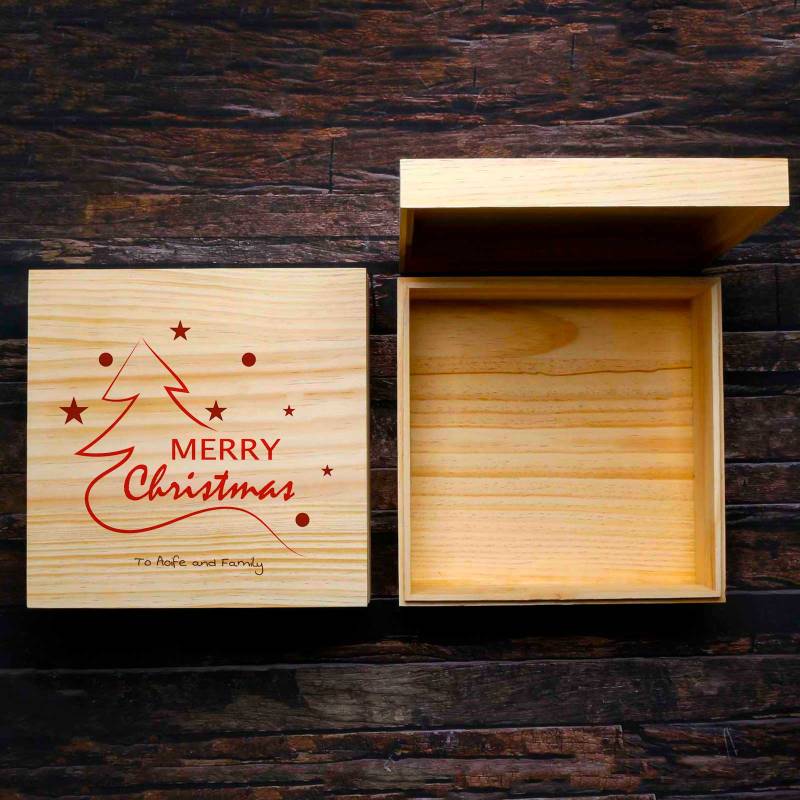 Personalised Christmas Bubbles Gift Box