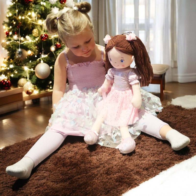 Embroidered Personalised Ragdoll With Fairy Wings & Wand