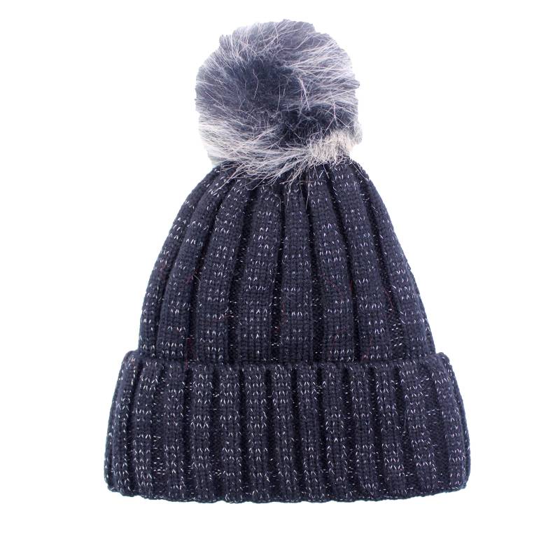 Ladies Novelty Interchangeable Pom Pom Hat