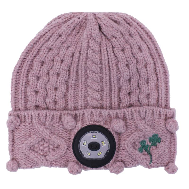 Aran Knit LED Torch Hat