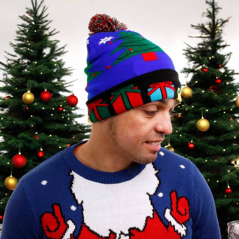 Christmas Gifts Novelty Light Up Beanie Hat