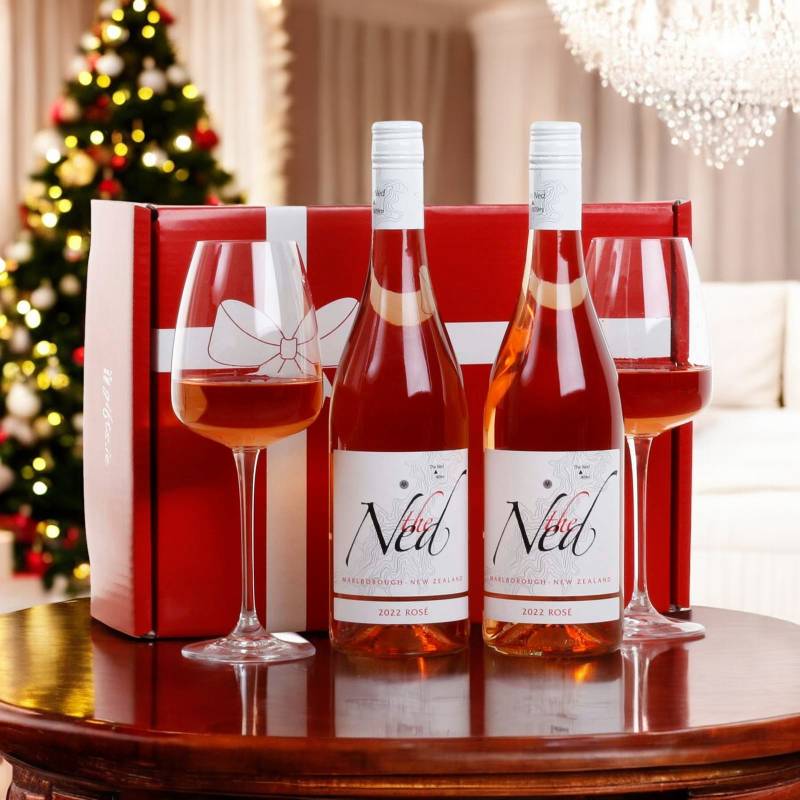 Ned Rosé Double in Printed Wine Box