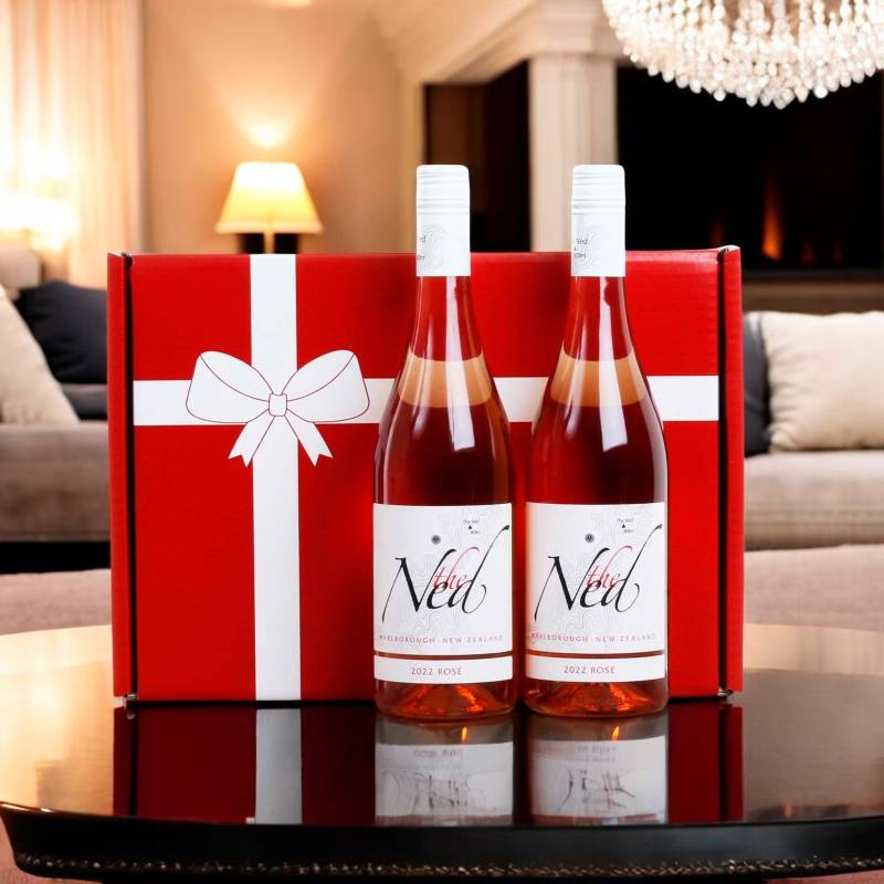 Ned Rosé Double in Printed Wine Box