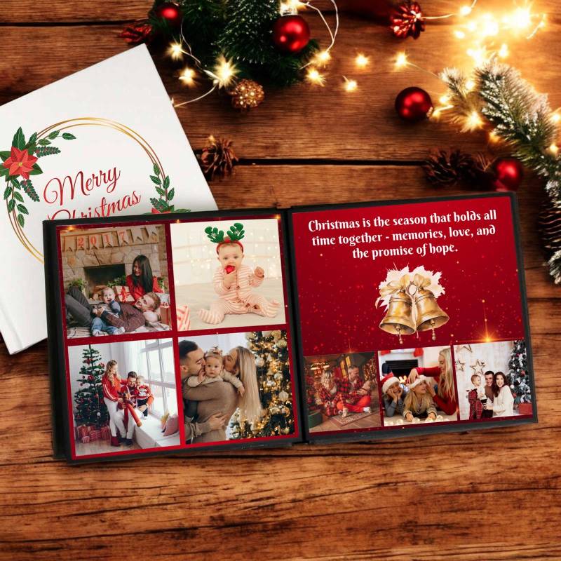 Merry Christmas Personalised Photo Book