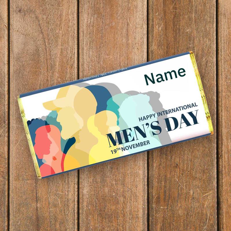 International Men's Day - Personalised Chocolate Bar