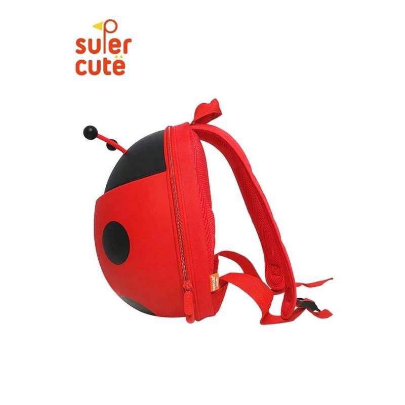 Supercute Ladybug Kids Backpack Red