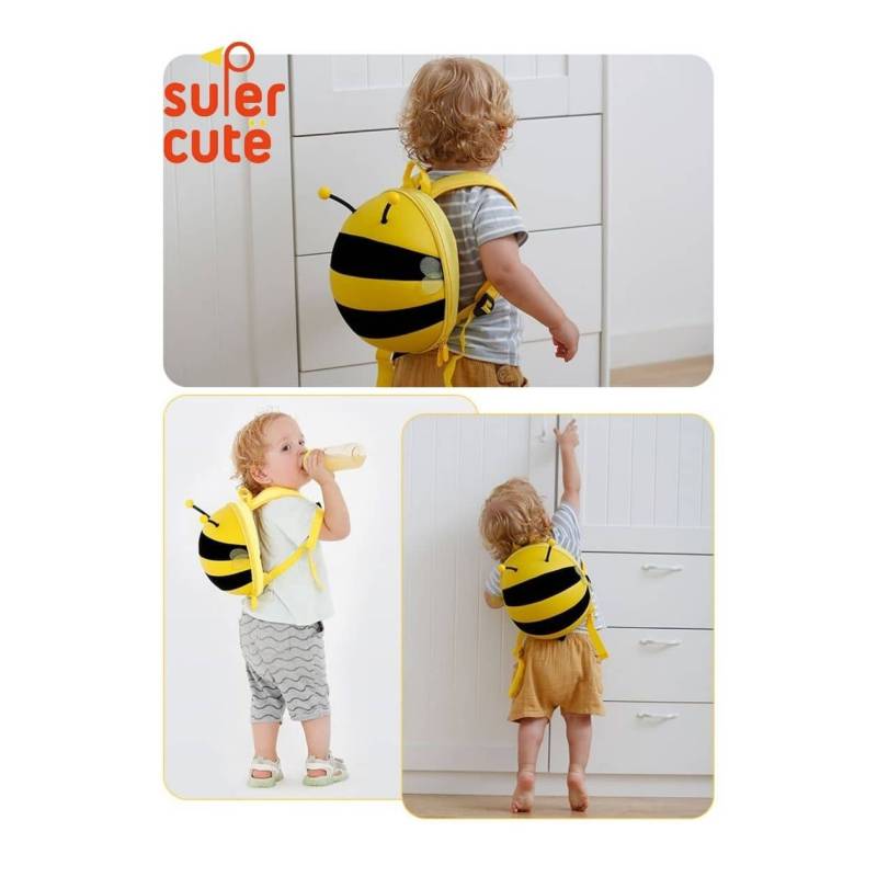 Supercute Bumblebee Kids Backpack Yellow