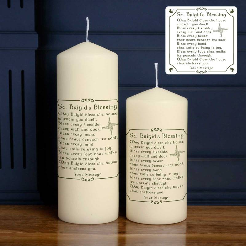 St. Brigid’s Blessing - Personalised Candle