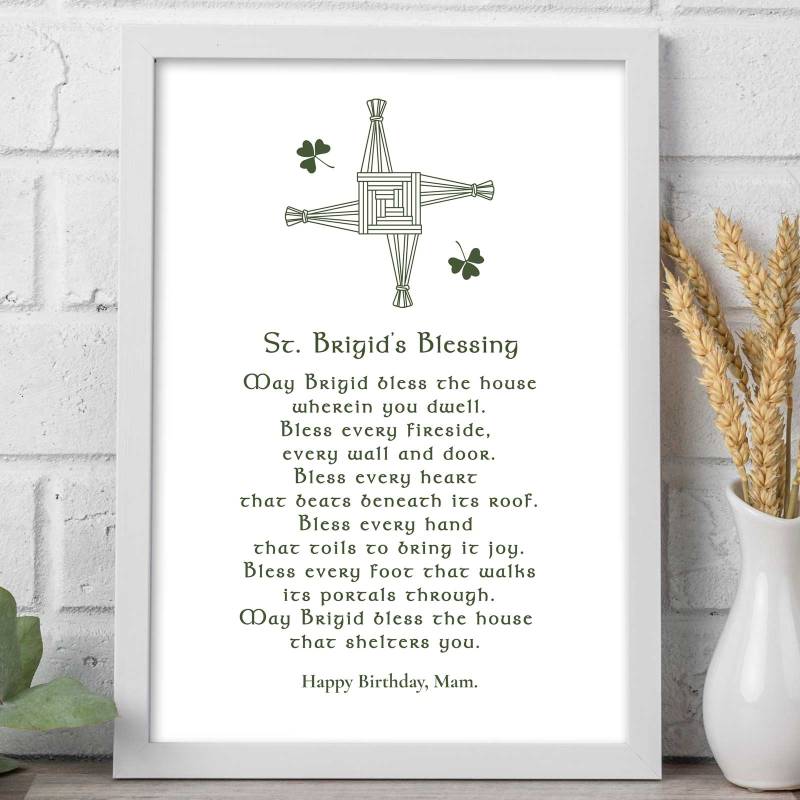 St. Brigid’s Blessing - Personalised Poster