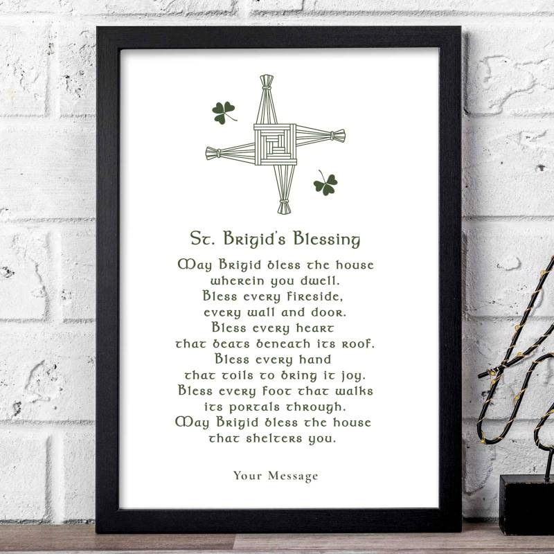 St. Brigid’s Blessing - Personalised Poster