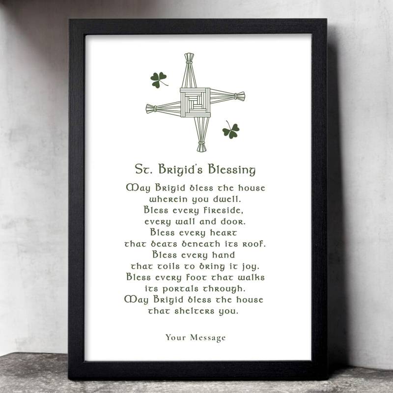 St. Brigid’s Blessing - Personalised Poster