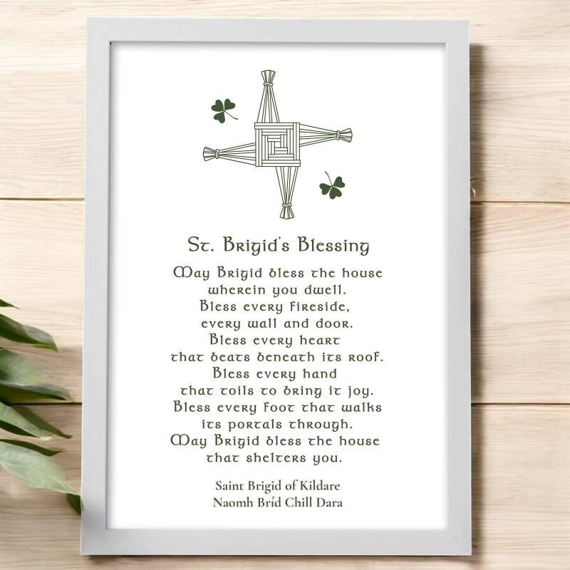 St. Brigid’s Blessing - Personalised Poster