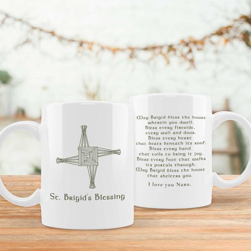 St. Brigid's Blessing - Personalised Mug