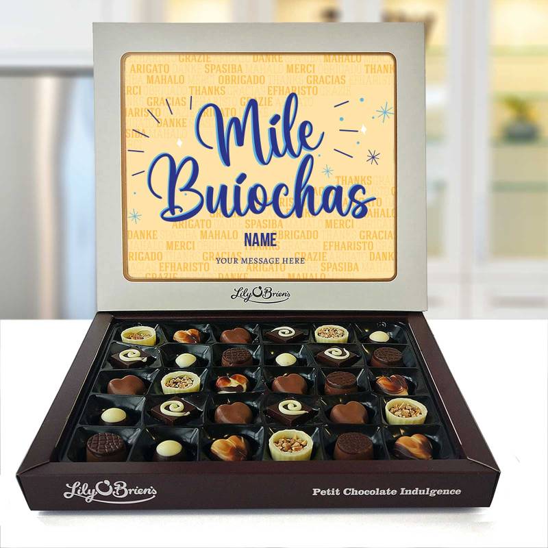 Míle Buíochas Personalised Chocolate Box 290g