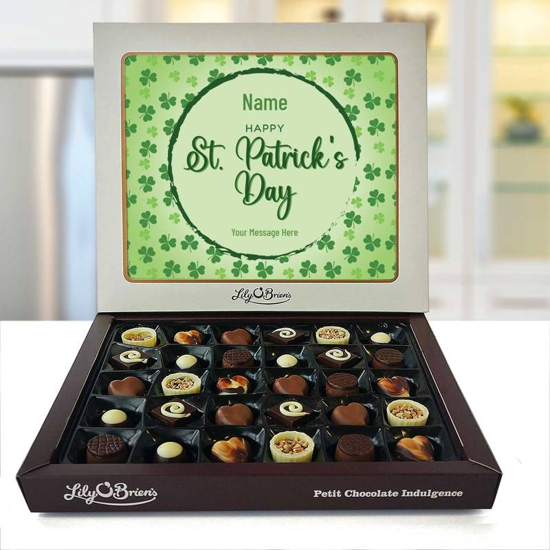 Happy St. Patrick's Day Personalised Chocolate Box 290g