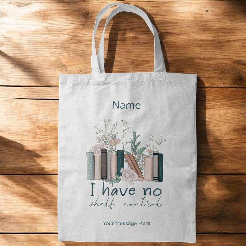 I have No Self Control Personalised Tote Bag