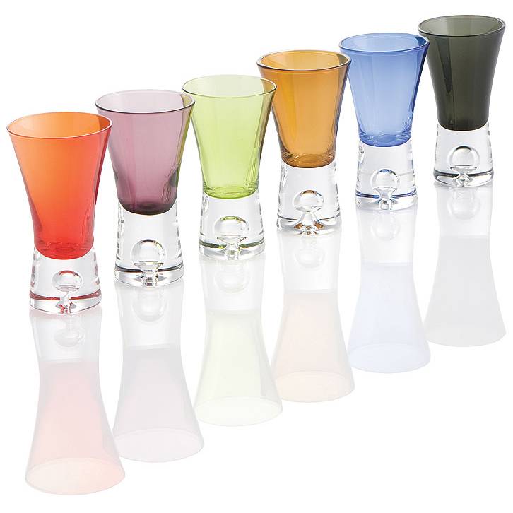 Ice Mixed Set 6 Shot Glasses