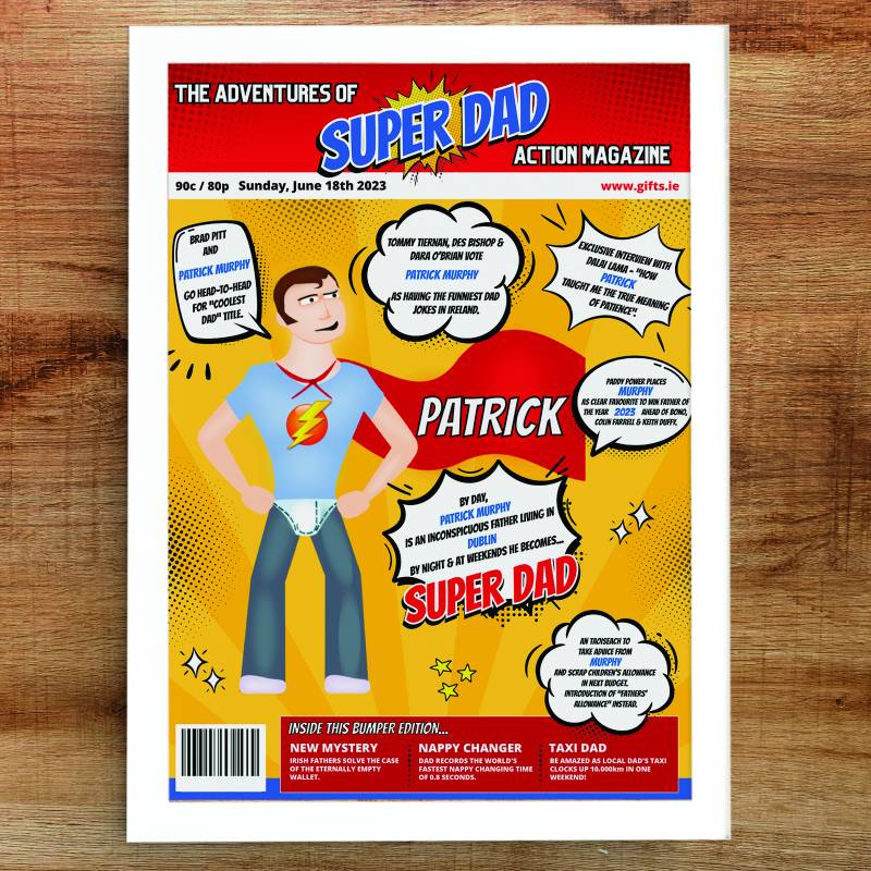 Super Dad Personalised Spoof Magazine