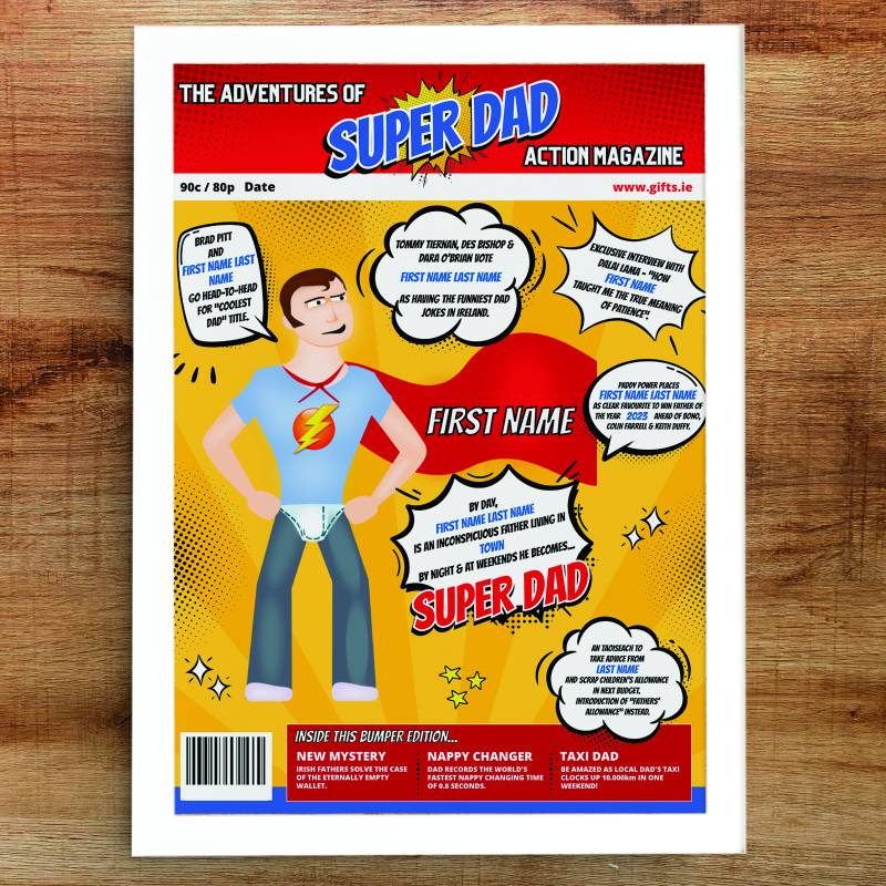 Super Dad Personalised Spoof Magazine