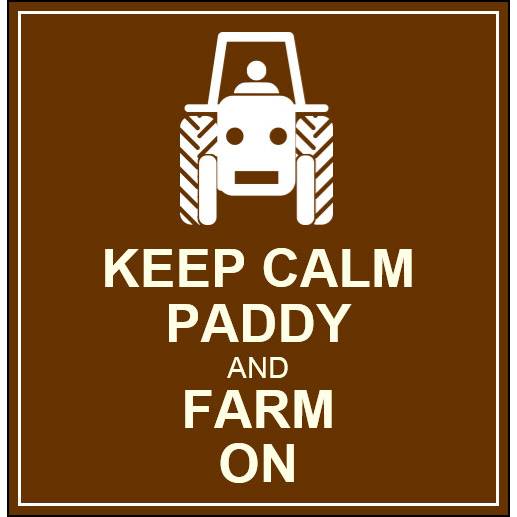 Keep Calm Farm On Personalised Mug