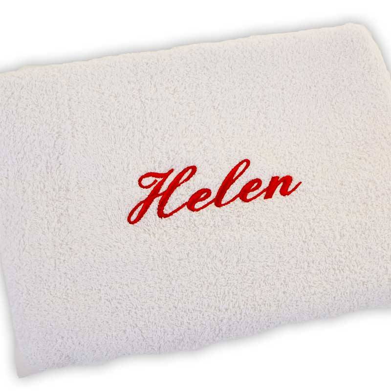 Embroidered Personalised Hand Towel