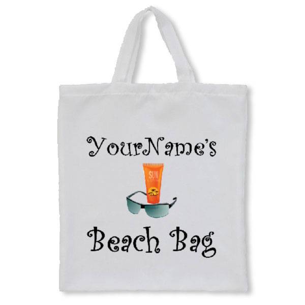 Beach Personalised Tote Bag