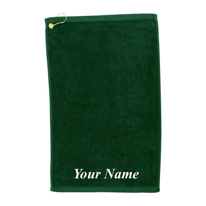 Embroidered Personalised Golf Towel