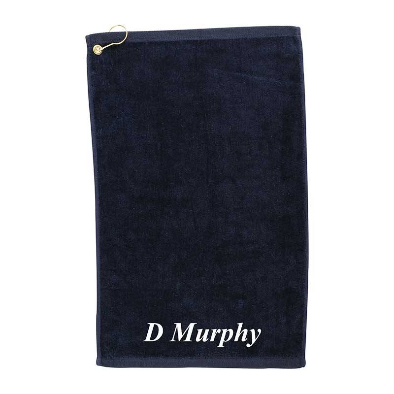 Embroidered Personalised Golf Towel