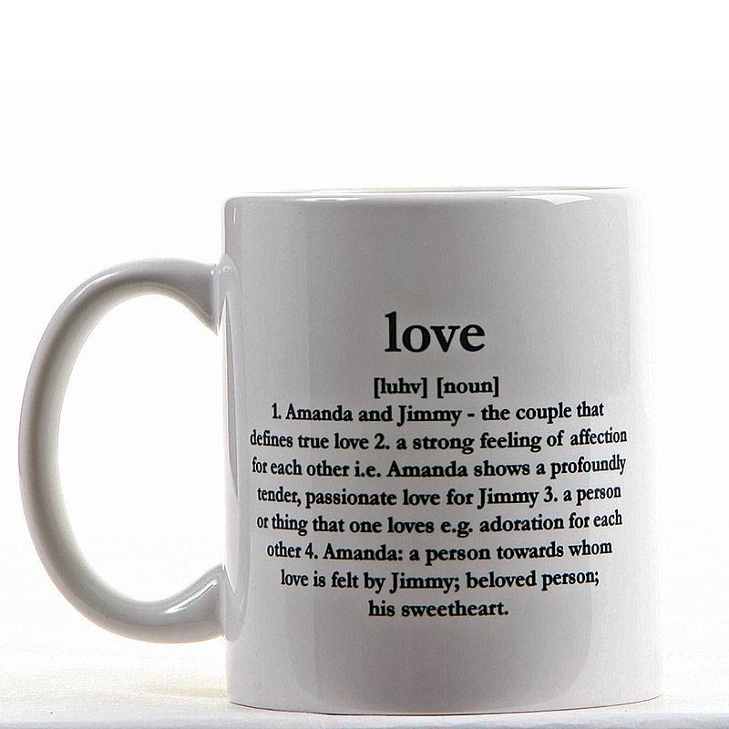 Definition of Love Personalised Mug