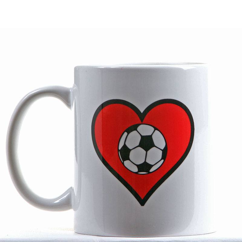 Love You More Than Football Personalised Mug