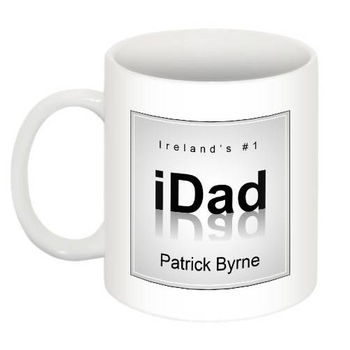 iDad Personalised Mug - Irelands Number One