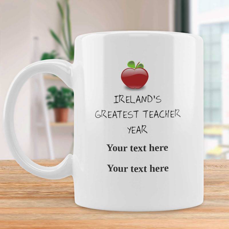 Ireland's Greatest Teacher - Personalised Mug